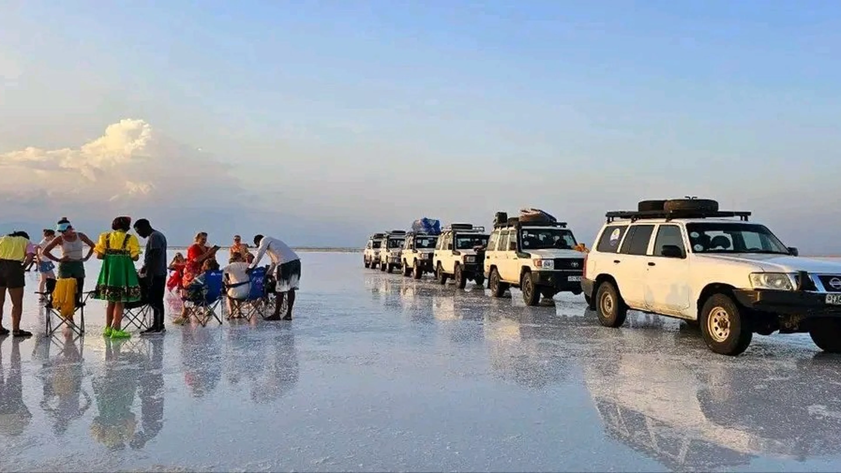 Milan Expedition Fleet at Lake Assale