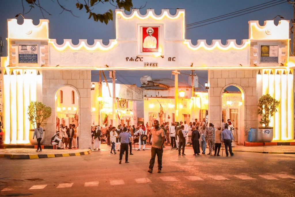 Historic fortified gates and traditional alleyways of Harar Jugol